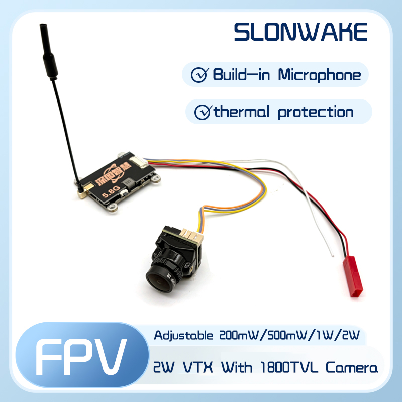 Fpv Drone Quadcopter - SLONWAKE 5.8G 56CH 2W verici VTX,
