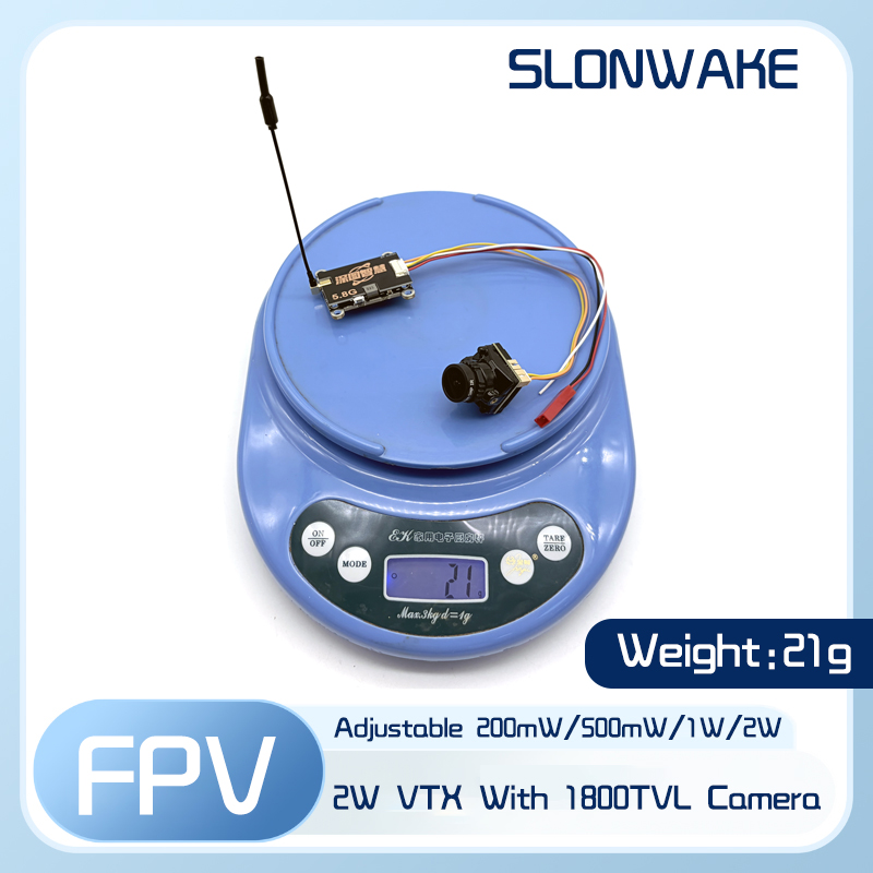 SLONWAKE 5.8G 56CH 2W verici V - Fpv Drone Quadcopter incelemesi ve fiyatı