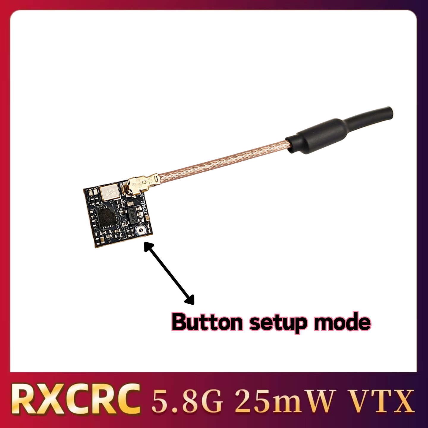 RXCRC 5.8GHz 48CH FPV 25mW Ana - Fpv Drone Frame incelemesi ve fiyatı